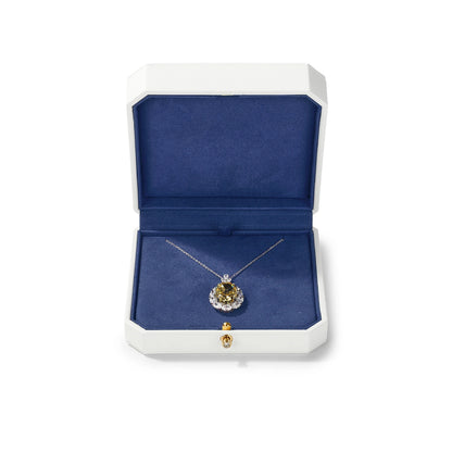 Écrin Bijoux Luxe Blanc & Bleu – Pureté