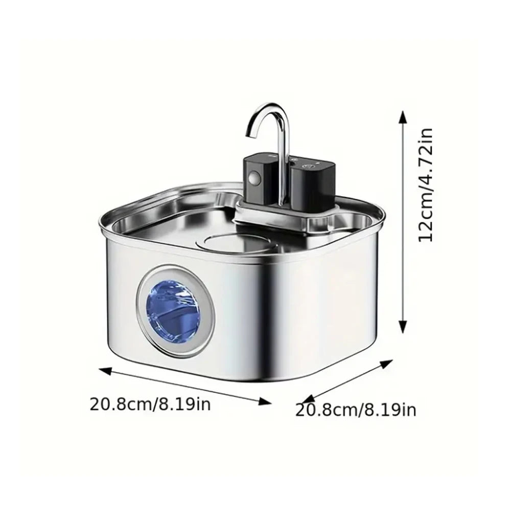 Fontaine à Eau Sans Fil - 3,2 L pour Chiens & Chats - 3 modes