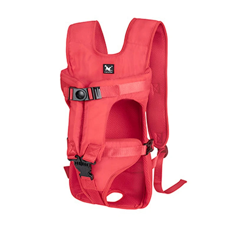 Porte-bébé pour chien avec harnais avant réglable et boucles sécurisées