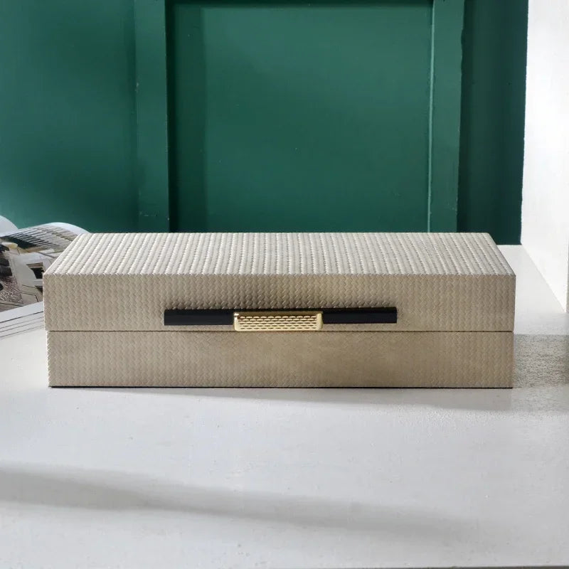 Écrin Bijoux Luxe Beige - Texturé