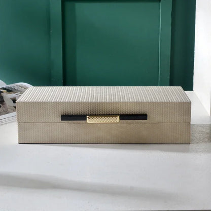 Écrin Bijoux Luxe Beige - Texturé