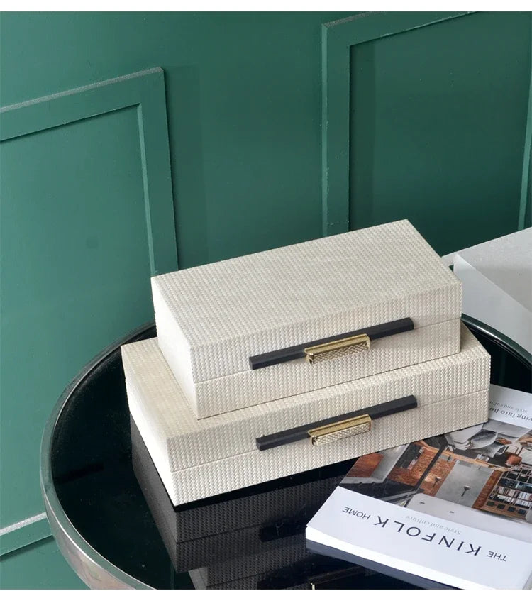 Écrin Bijoux Luxe Beige - Texturé