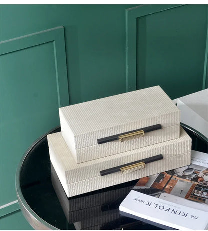 Écrin Bijoux Luxe Beige - Texturé