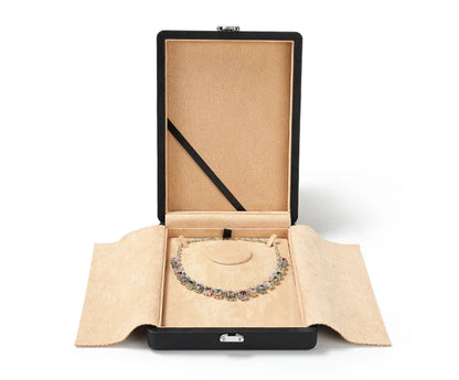 Écrin Bijoux Bois Noir – Luxe et Élégance