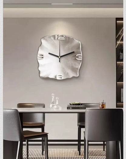 Horloge Murale Design Minéral 30 ou 40 cm – Élégance Contemporaine en Pierre et Céramique