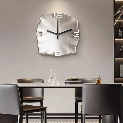 Horloge Murale Design Minéral 30 ou 40 cm – Élégance Contemporaine en Pierre et Céramique