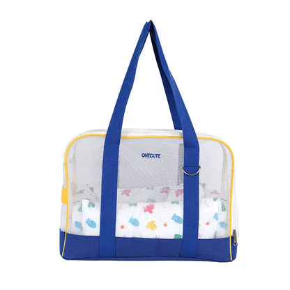 Sac de transport pour chien avec panneaux transparents et double poignée