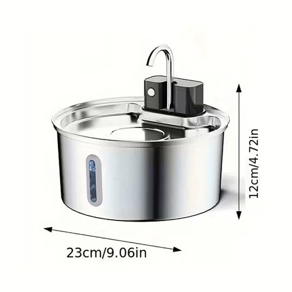Fontaine à eau 3 modes - Sans Fil 3,2 L - pour Chiens et Chats