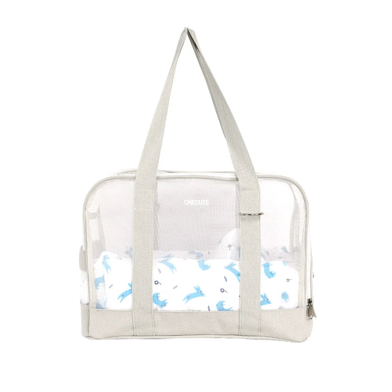 Sac de transport pour chien avec panneaux transparents et double poignée
