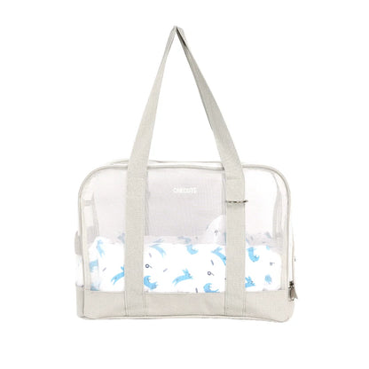 Sac de transport pour chien avec panneaux transparents et double poignée