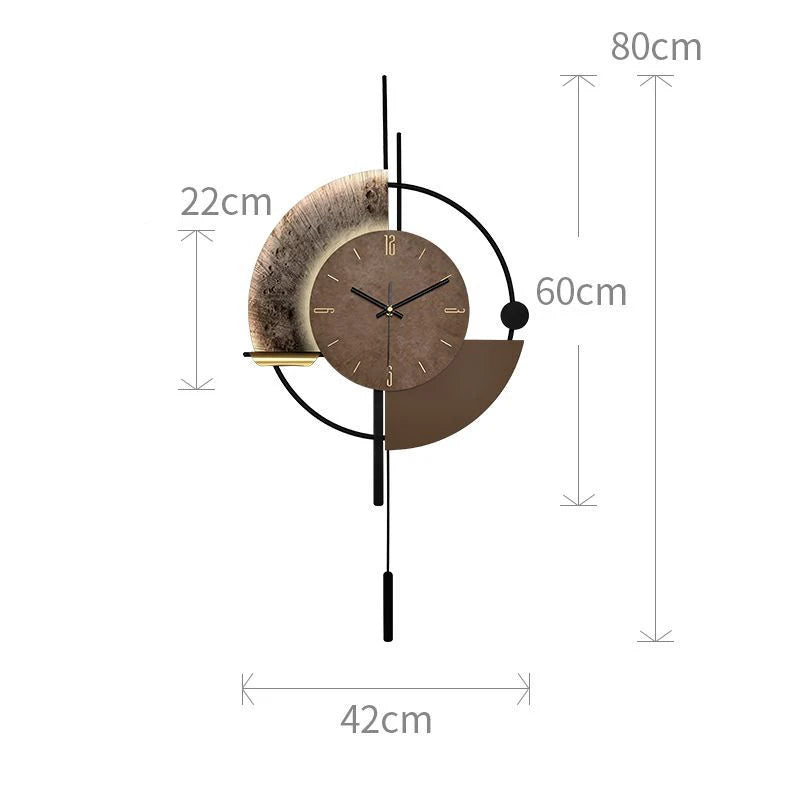 Horloge Murale Lumineuse Design Halo – Silencieuse et Élégante