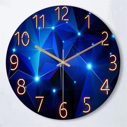 Horloge Murale Verre Design Paysage – Luxe Silencieuse 30cm