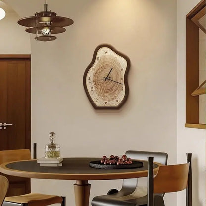 Horloge Murale Rétro Design Géométrique – Style Néoclassique 25x35cm
