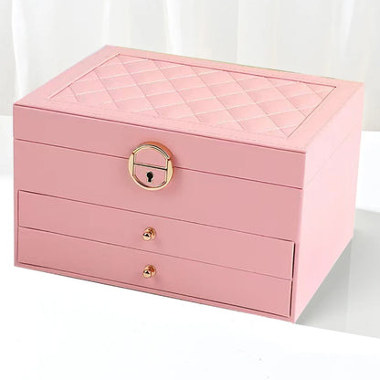 Écrin Bijoux Cuir Multi-Couches – Grand Organisateur