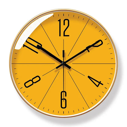 Horloge Murale Moderne – Température, Calendrier & Analogique Silencieuse