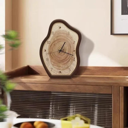Horloge Murale Rétro Design Géométrique – Style Néoclassique 25x35cm