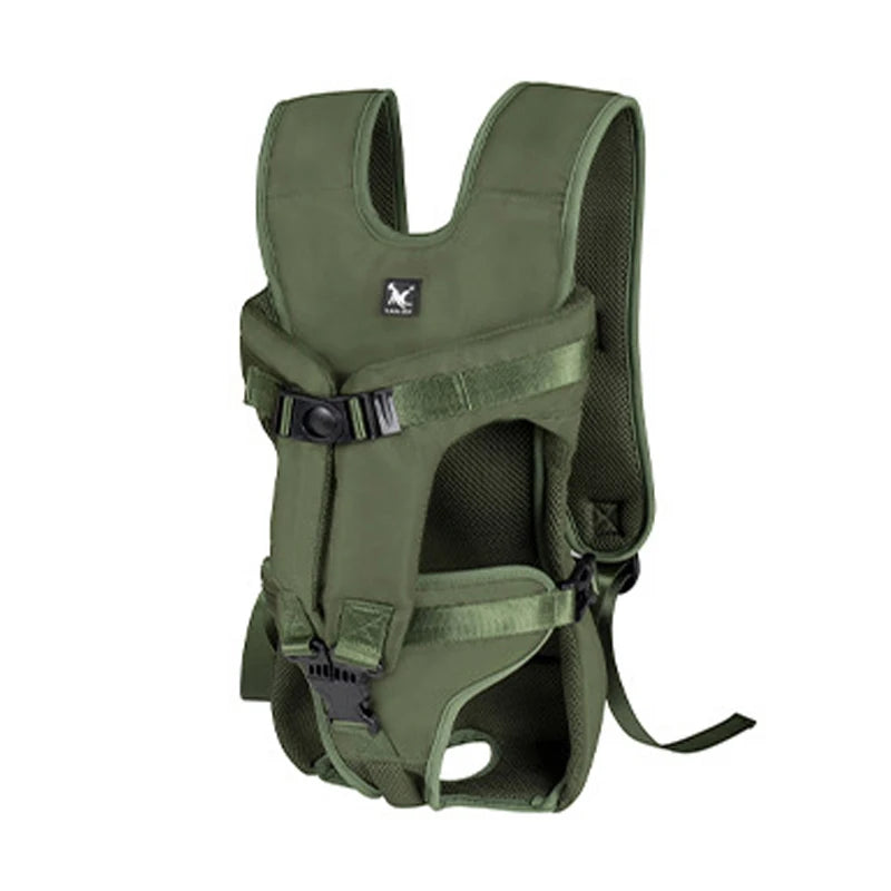 Porte-bébé pour chien avec harnais avant réglable et boucles sécurisées