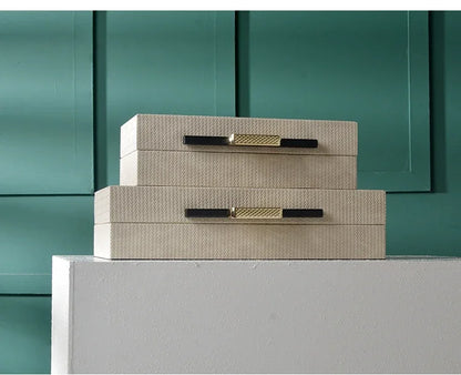 Écrin Bijoux Luxe Beige - Texturé