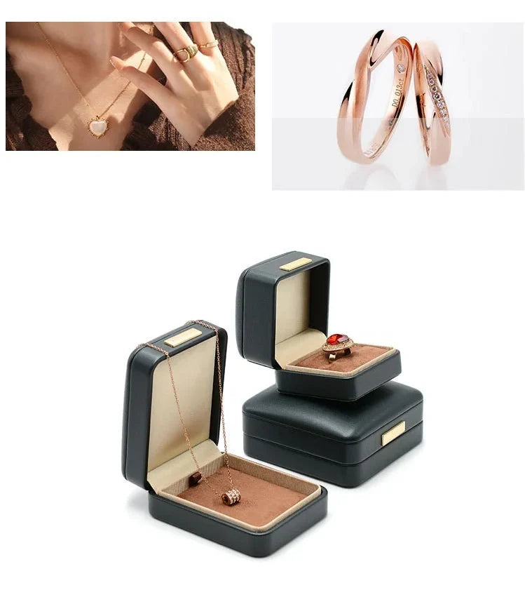 Écrin Bijoux Cuir Élégance