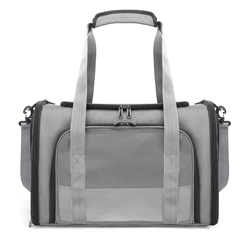 Sac à dos de transport pour chat et chien avec fenêtre en filet