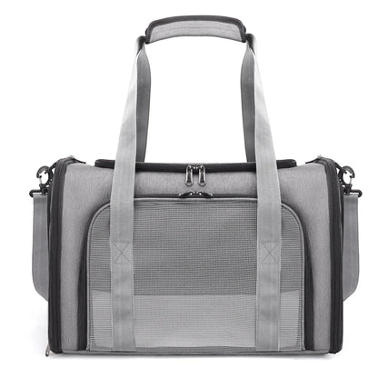 Sac à dos de transport pour chat et chien avec fenêtre en filet