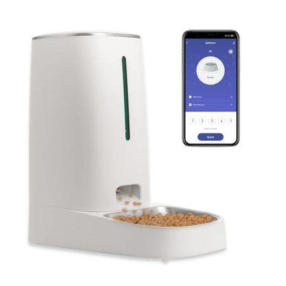 Distributeur automatique de croquettes 4L avec appli et gamelles doubles