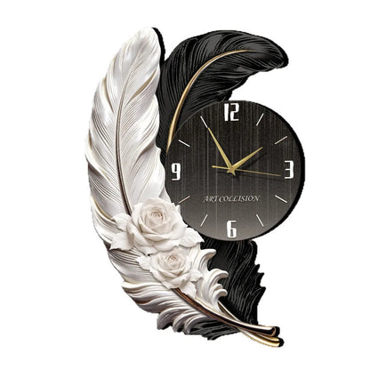 Horloge Murale Luxe Grande Taille Silencieuse – Version Lumineuse ou Standard, 3 Styles