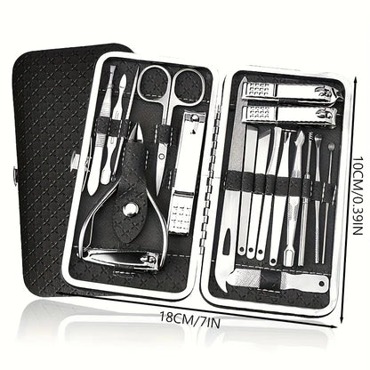 Trousse Manucure et Pédicure 19 Pièces