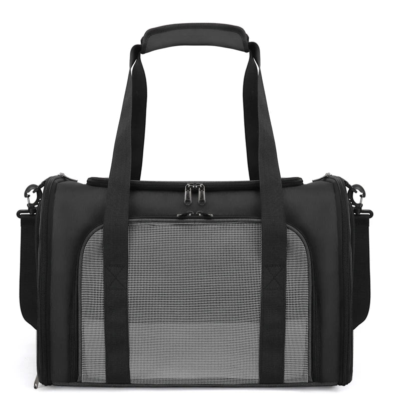 Sac à dos de transport pour chat et chien avec fenêtre en filet