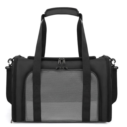 Sac à dos de transport pour chat et chien avec fenêtre en filet