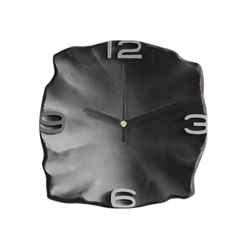 Horloge Murale Design Minéral 30 ou 40 cm – Élégance Contemporaine en Pierre et Céramique