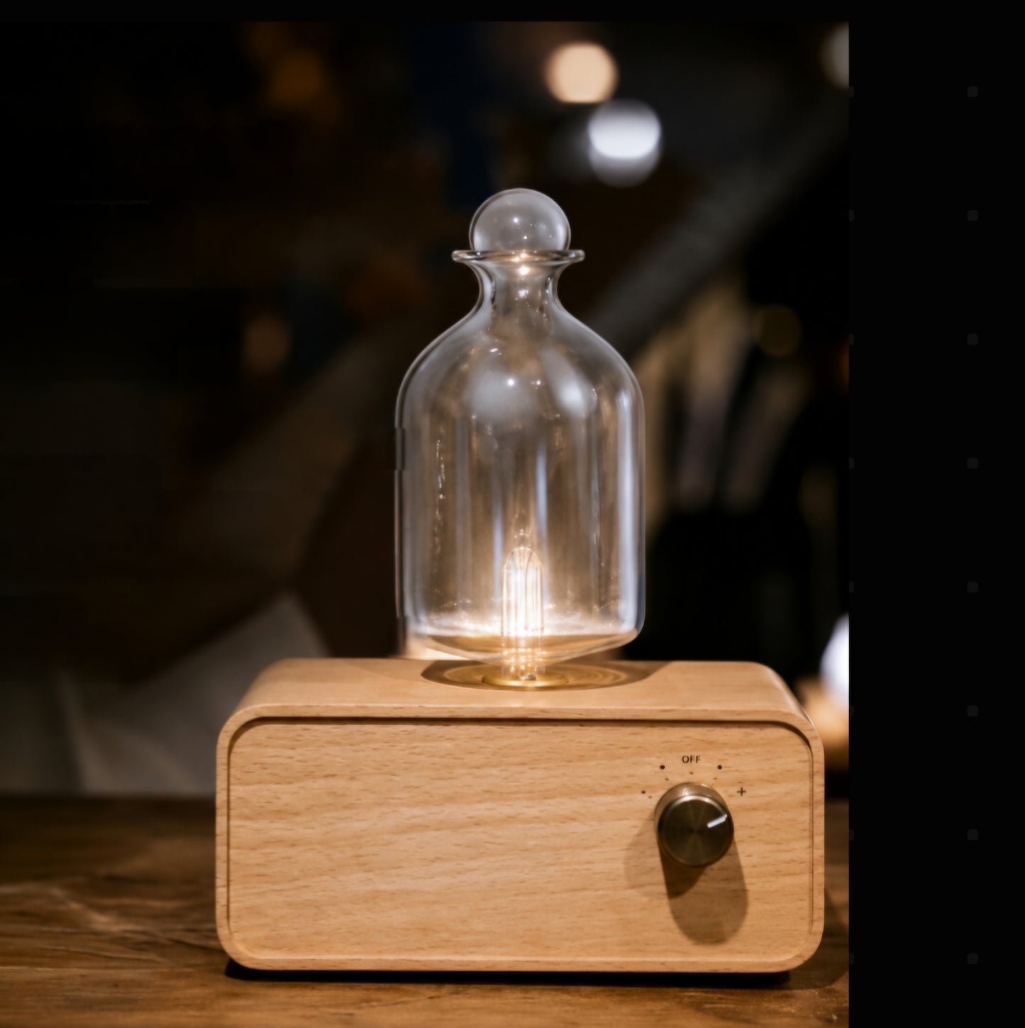 Diffuseur d’Huiles Essentielles Nomade en Bois &amp; Verre Serenity™