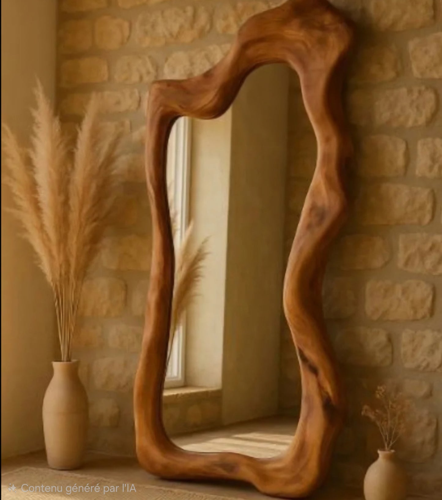 Miroir Mural Irrégulier Design Arté – Posable & Mural, 3 Grandes Tailles