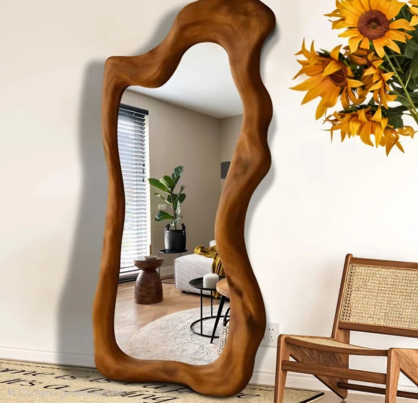 Miroir Mural Irrégulier Design Arté – Posable & Mural, 3 Grandes Tailles