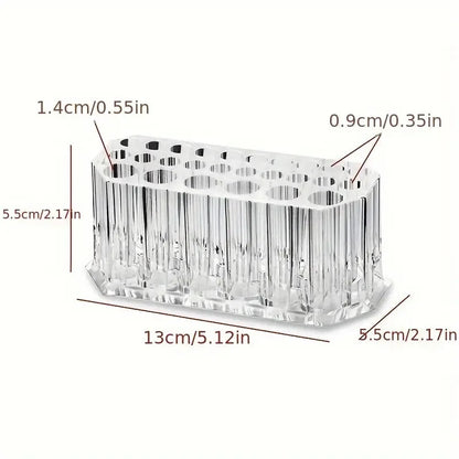 Support acrylique 26 emplacements pour pinceaux et "nail art"
