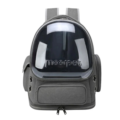 Sac à dos de transport transparent pour chat avec bulle d'observation