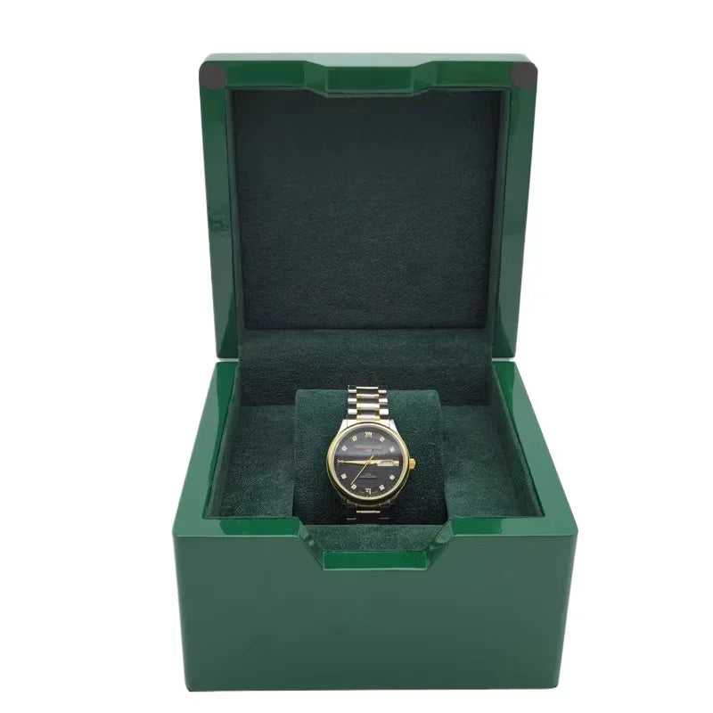 Écrin Montre Luxe Noir & Rouge