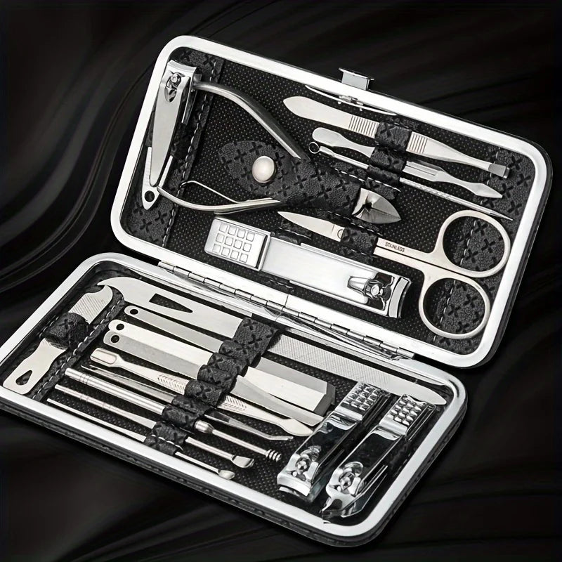 Trousse Manucure et Pédicure 19 Pièces