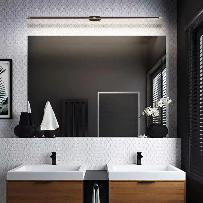 Applique Miroir LED Minimaliste – Salle de Bain & Chambre, 3 Tailles & 2 Lumières