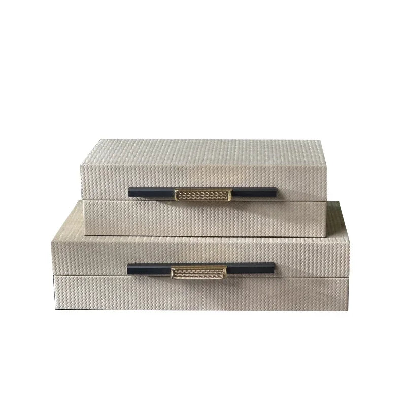 Écrin Bijoux Luxe Beige - Texturé