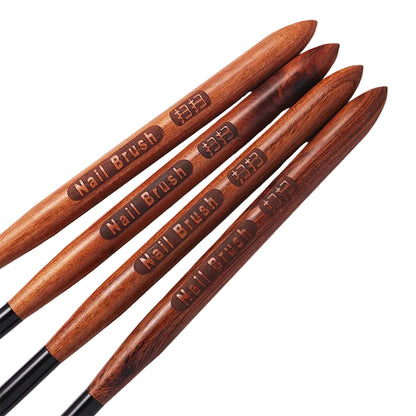 Pinceau en Bois de Santal pour Ongles – Outil de Précision pour Dessin et Décoration