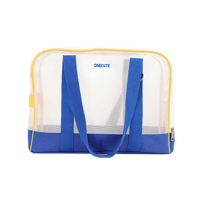 Sac de transport pour chien avec panneaux transparents et double poignée