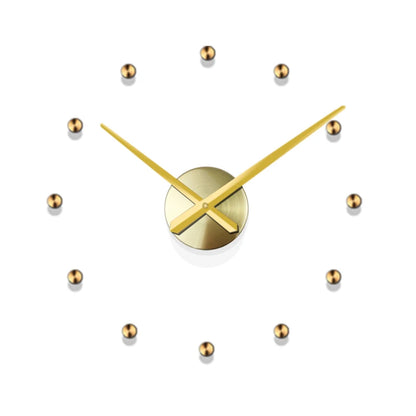 Horloge Murale Géométrique Métal – Grande Taille DIY