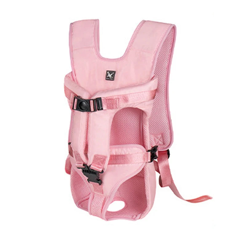Porte-bébé pour chien avec harnais avant réglable et boucles sécurisées