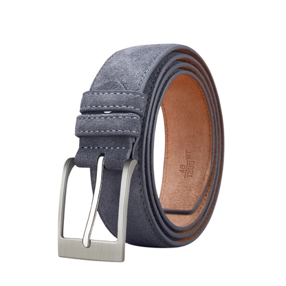 Ceinture Homme en Cuir Noir à Boucle Automatique Coulissante