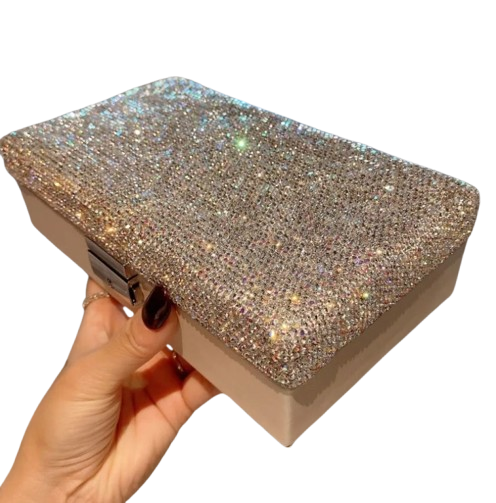 Écrin Bijoux Luxe Strass – Brillance
