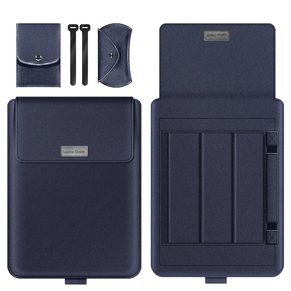 Pochette pour Homme Cuir Marron - Format Trousse Pratique