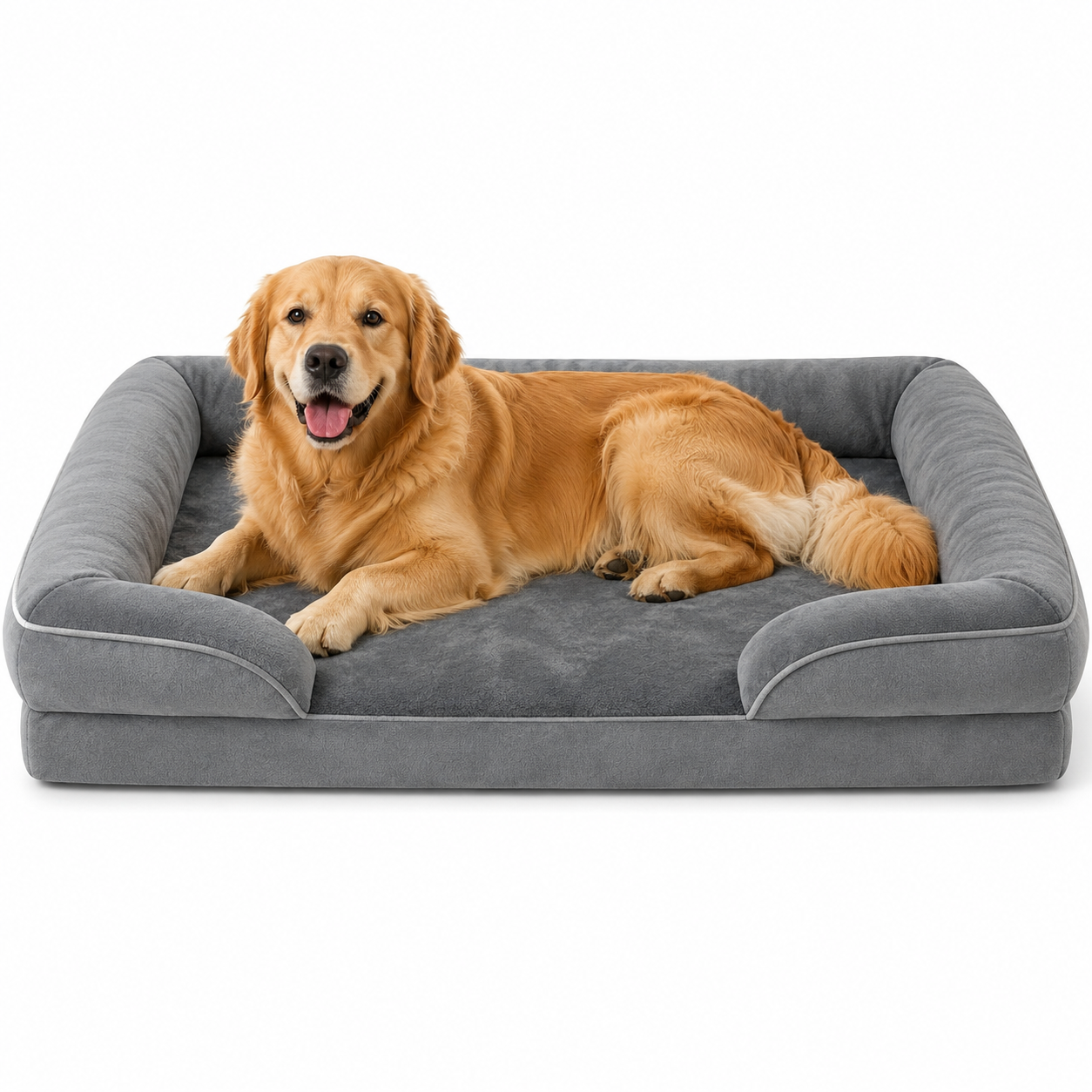 Lit Confort Premium Déhoussable pour Chien et Chat – Imperméable et Lavable