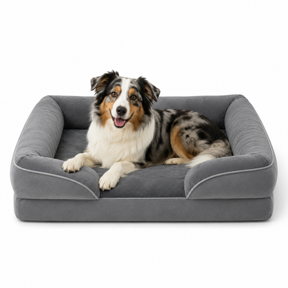 Lit Confort Premium Déhoussable pour Chien et Chat – Imperméable et Lavable