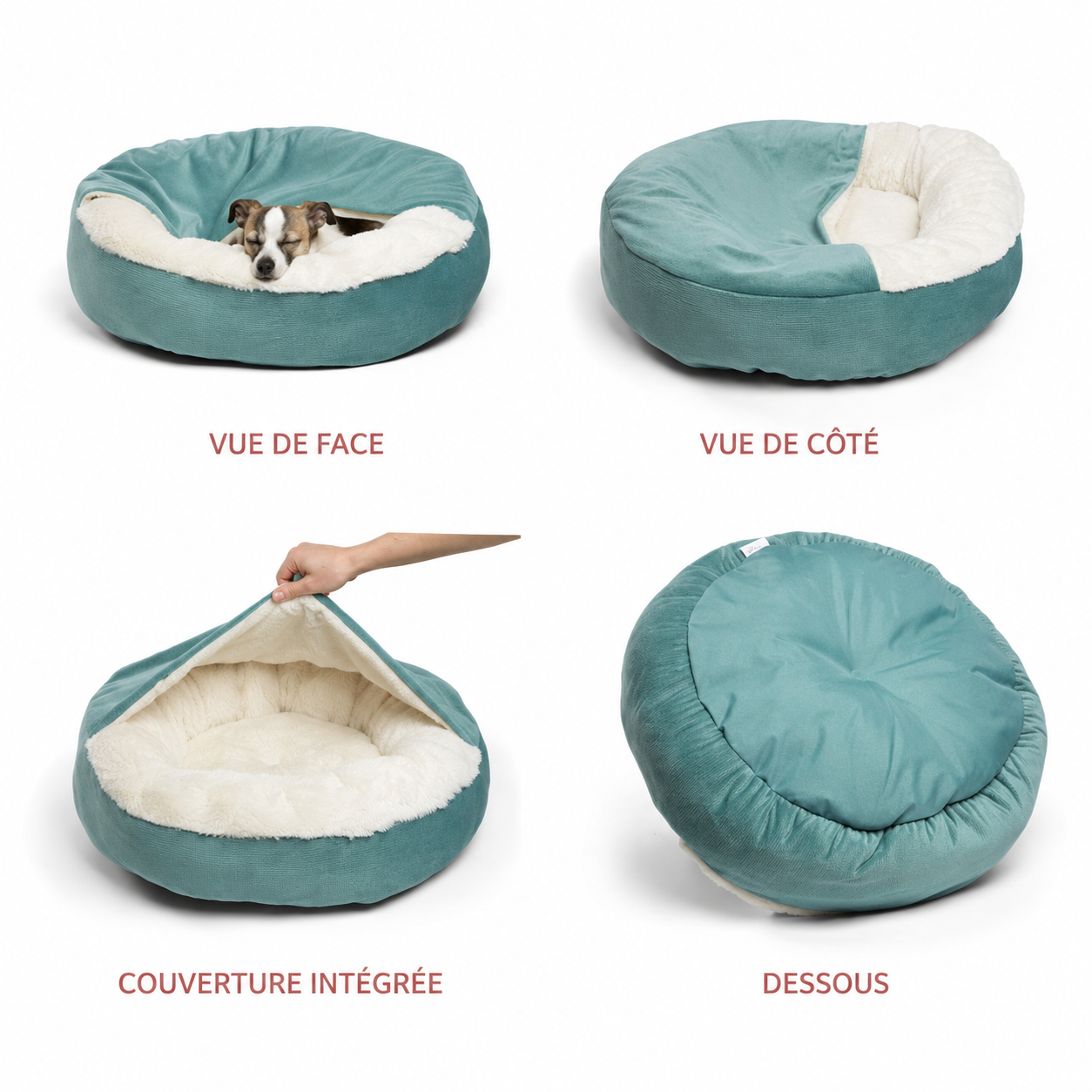 Lit Cocon avec Couverture Intégrée